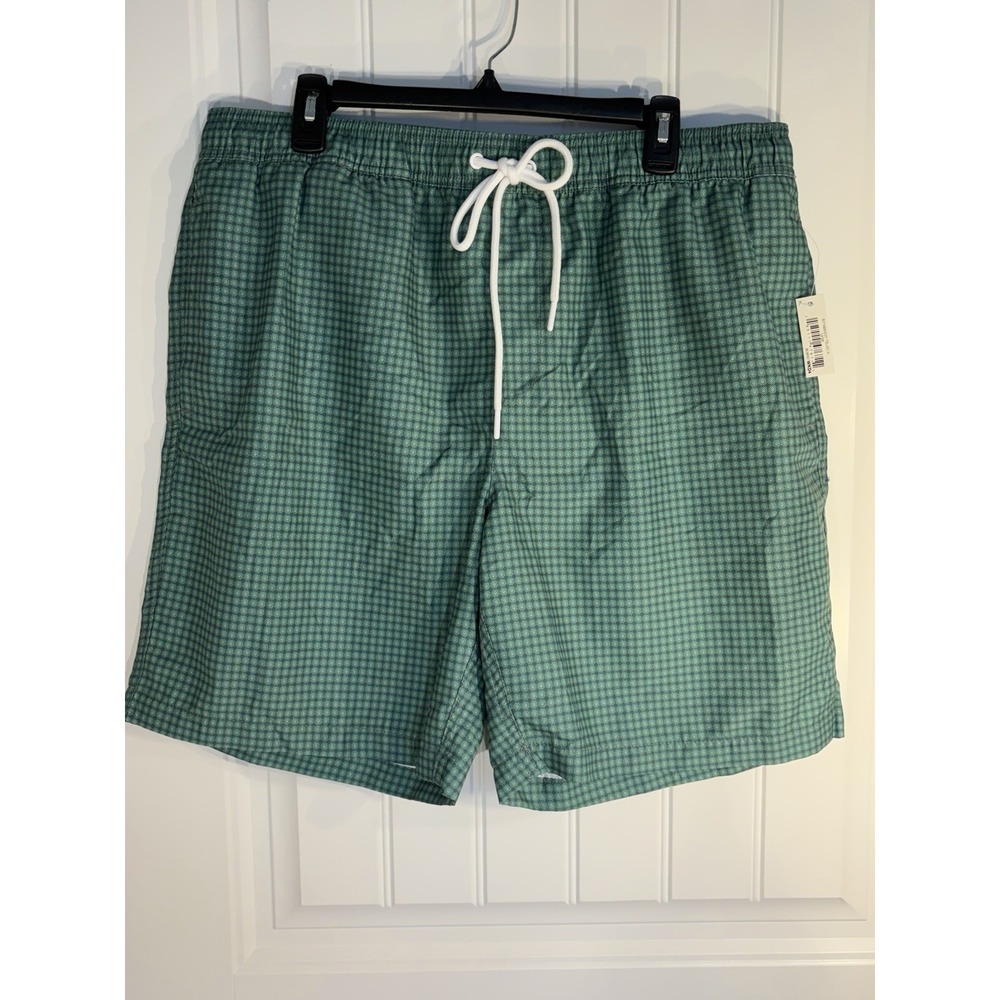 Amazon Essentials‎ Mens Drawstring Quick-Dry 9" Swim Trunk Green XL